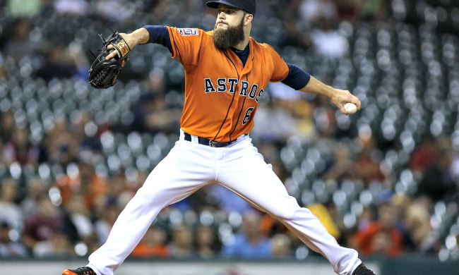  Pourquoi les joueurs de baseball ont-ils une barbe dallas keuchel "width =" 650 "height =" 390 "/> 
 
<figcaption class=